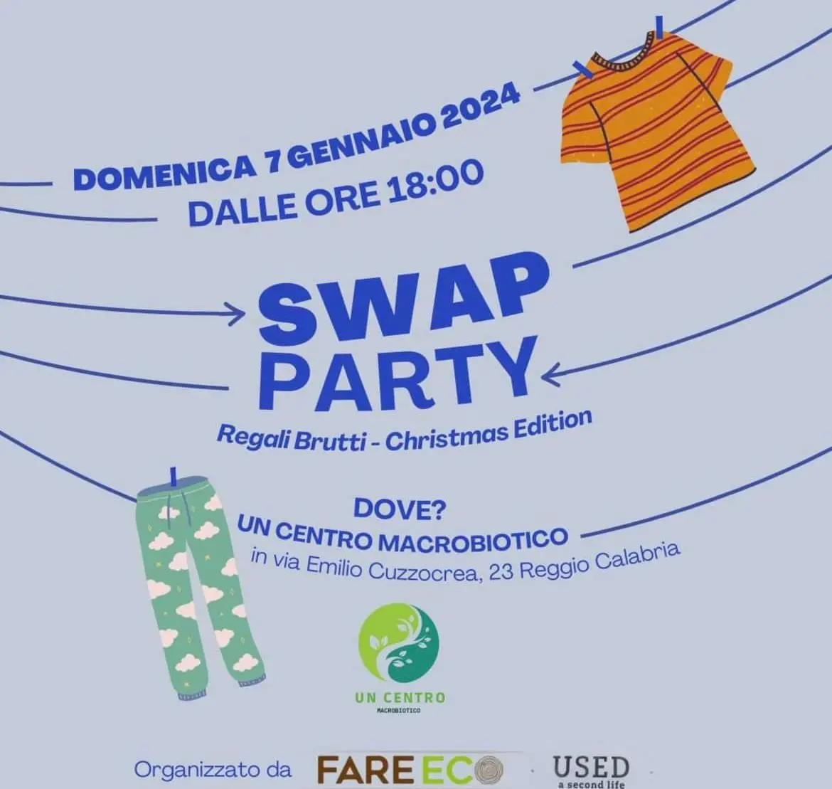 Reggio, nuova vita ai regali di Natale con lo Swap party Christmas Edition