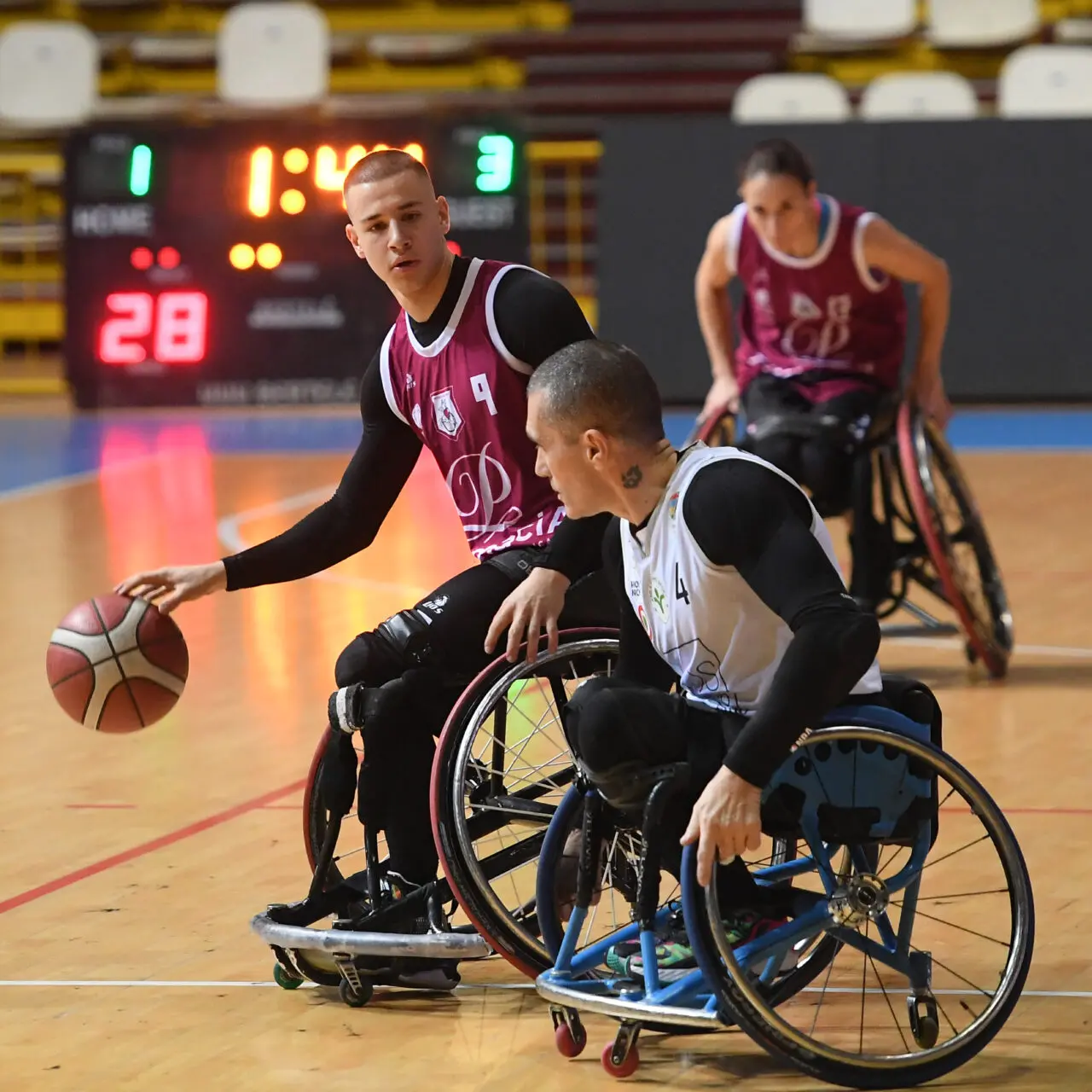 Reggio Basket in carrozzina, disco rosso contro Bergamo