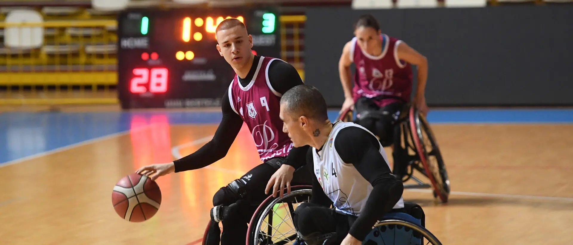 Reggio Basket in carrozzina, disco rosso contro Bergamo