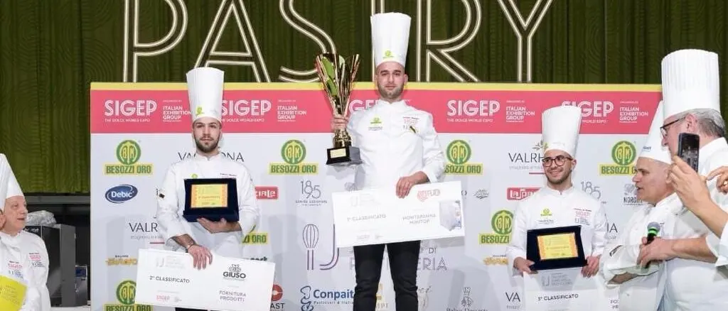 Sant'Eufemia, Giuseppe Bonfiglio vince il Campionato italiano pasticceria e cioccolateria juniores