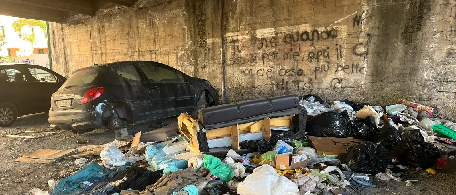 Argine Calopinace, cittadini in rivolta: «Degrado e abbandono regnano sovrani»