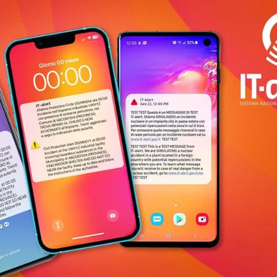 Protezione Civile, test It-alert anche in Calabria ma i messaggi non raggiungono tutti i dispositivi