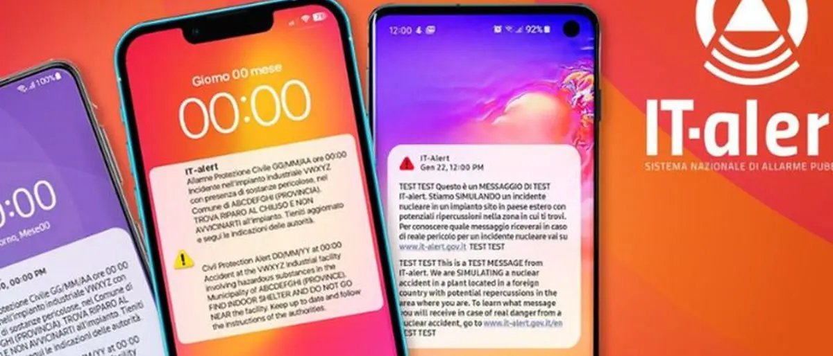 Protezione Civile, test It-alert anche in Calabria ma i messaggi non raggiungono tutti i dispositivi