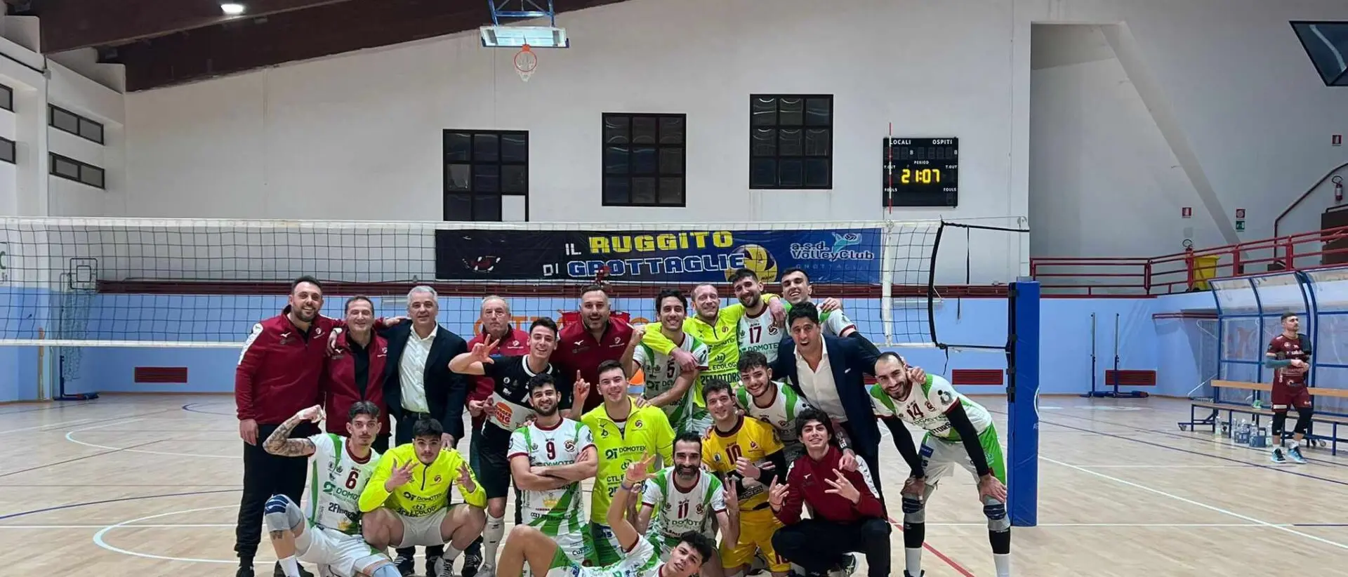 Reggio, Domotek volley batte il Club Grottaglie in Coppa Italia
