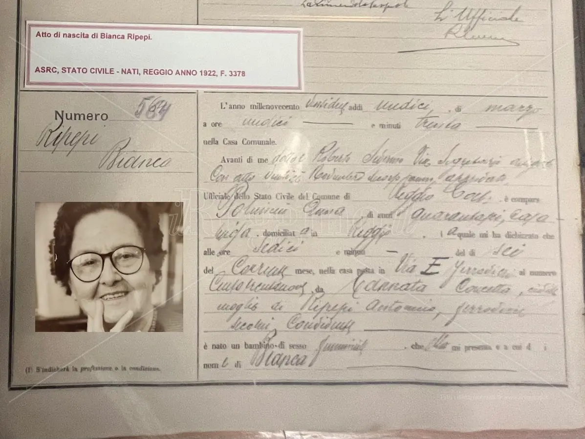 Giornata della Memoria, Bianca Ripepi: Giusta tra le nazioni nata a Reggio - FOTO