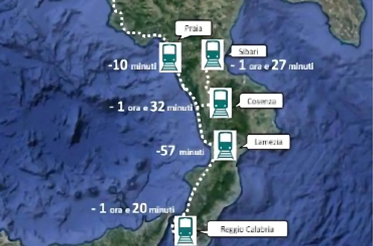 Alta Velocità in Calabria, Saccomanno: «Determinante l'impulso del ministro Salvini»