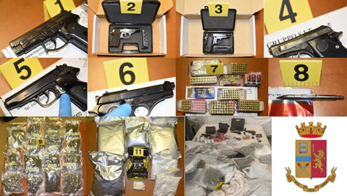 Siderno, 35enne arrestato per detenzione di sostanza stupefacente ai fini di spaccio e di armi clandestine