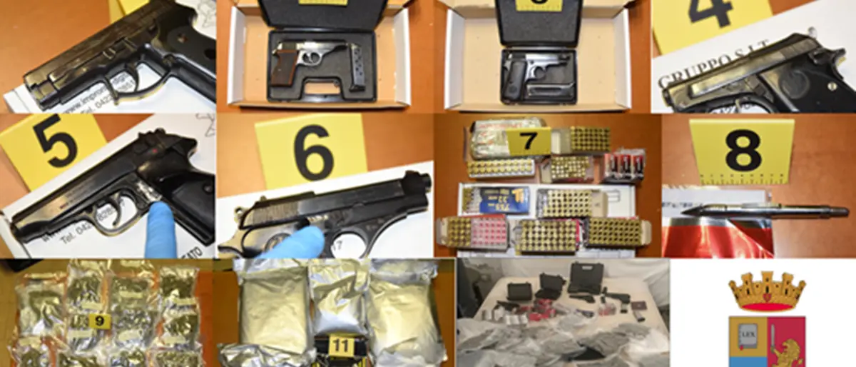 Siderno, 35enne arrestato per detenzione di sostanza stupefacente ai fini di spaccio e di armi clandestine