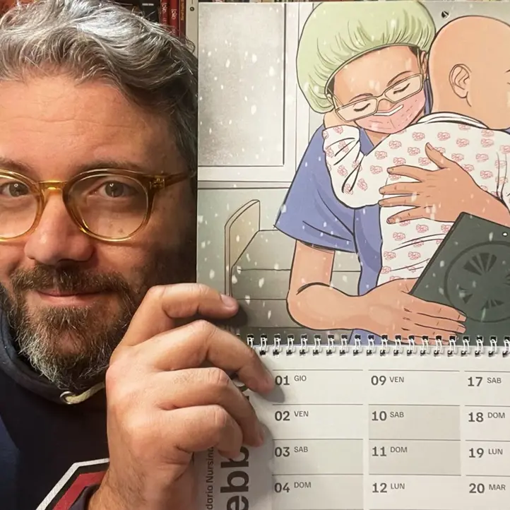 Il reggino Antonio Federico illustratore del calendario Nursind 2024