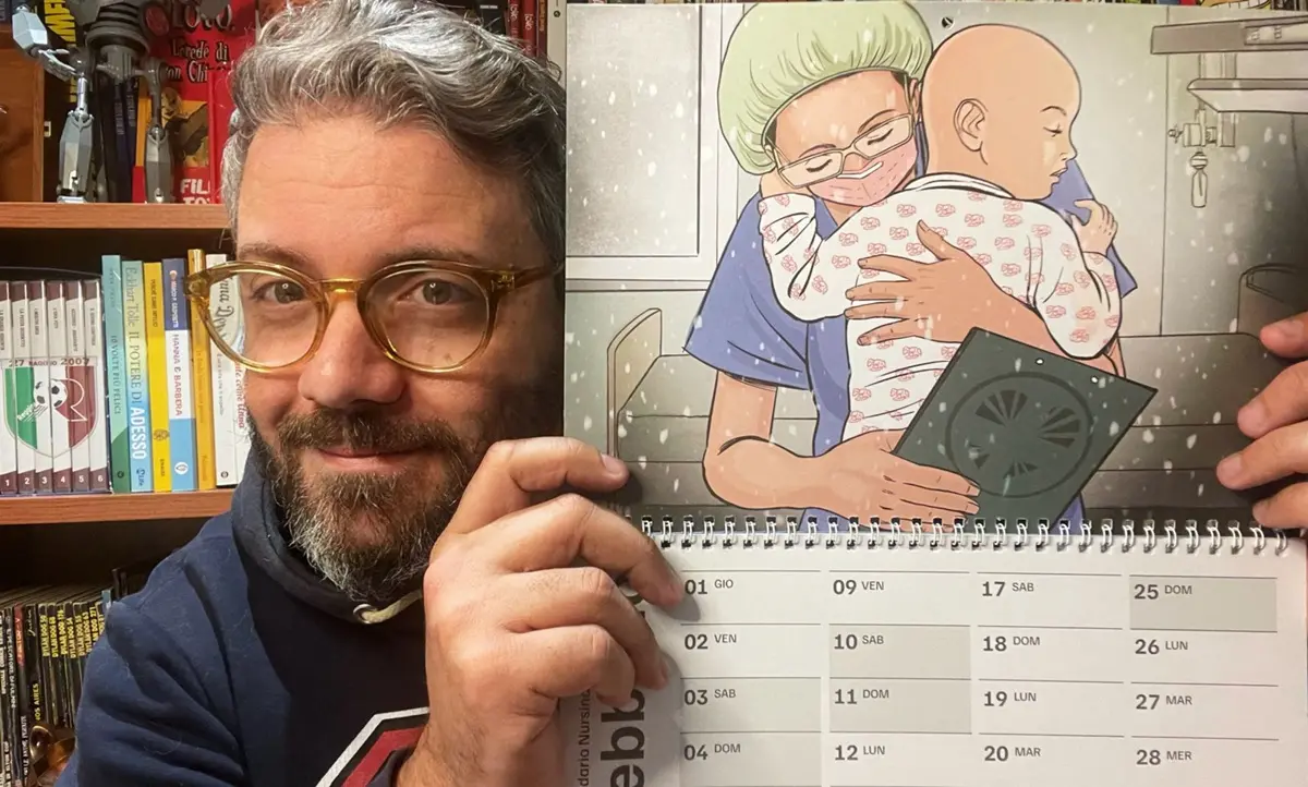Il reggino Antonio Federico illustratore del calendario Nursind 2024