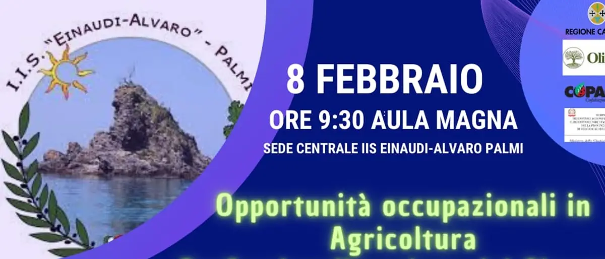 Palmi, all'istituto Einaudi-Alvaro un convegno su agricoltura e professionalizzazione dei giovani