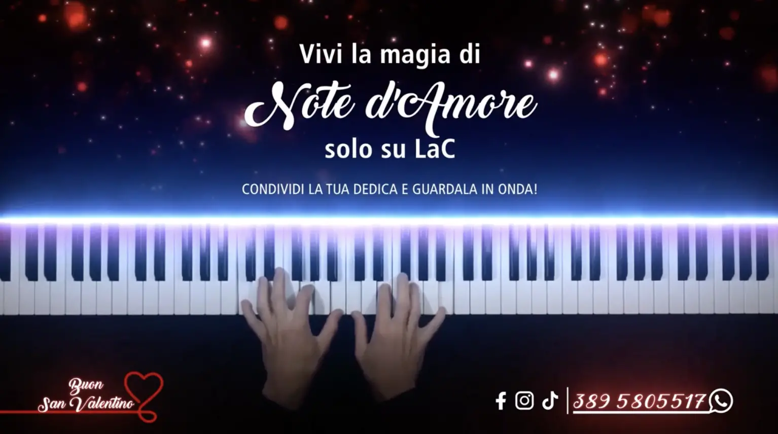 LaC Network si trasforma in un vortice di romanticismo con l’iniziativa “Note d’Amore” in vista di San Valentino