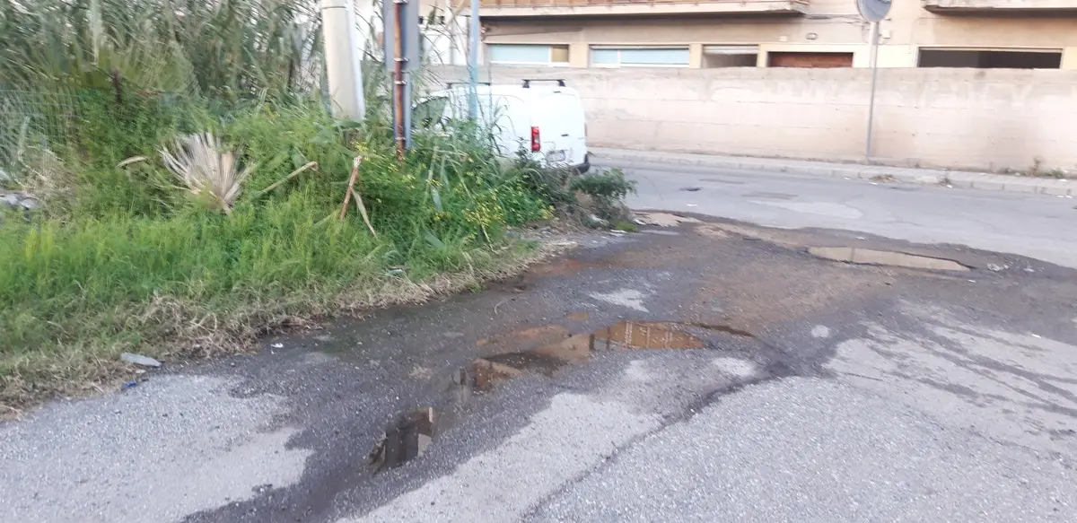 Reggio, guardie ambientali denunciano perdita d'acqua in via San Giuseppe