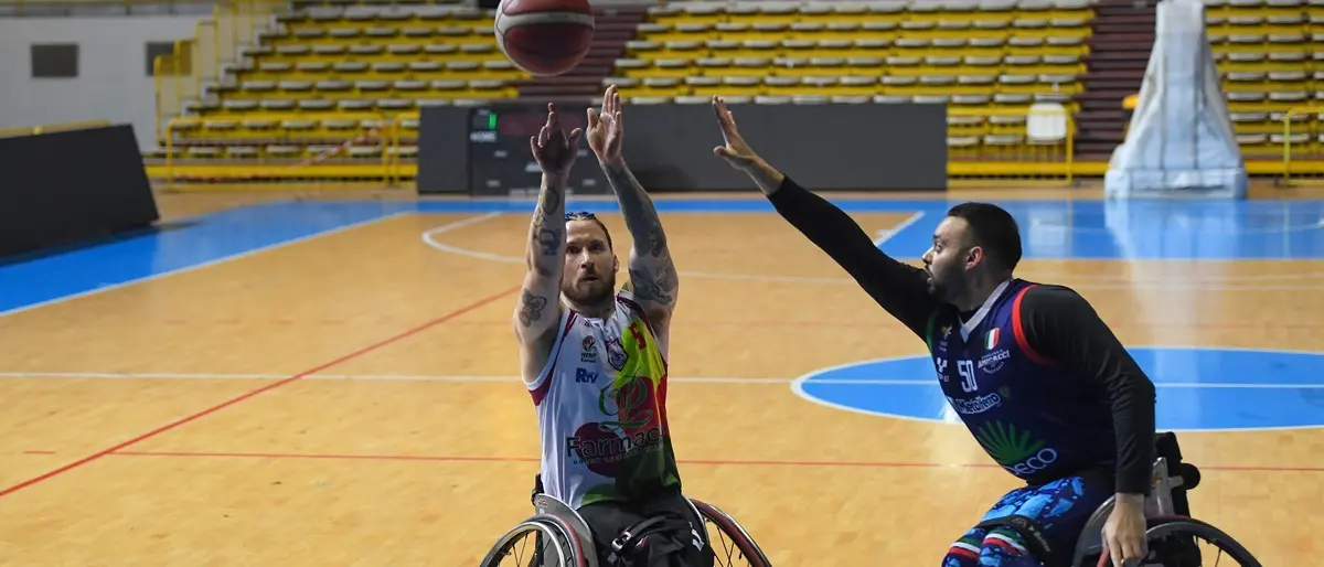 Basket in carrozzina: a Reggio si impone il Giulianova con il risultato di 51 a 69