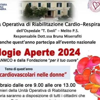 Melto Porto Salvo, al “Tiberio Evoli” Cardiologie aperte 2024