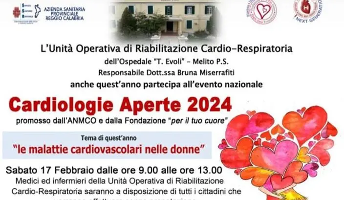 Melto Porto Salvo, al “Tiberio Evoli” Cardiologie aperte 2024