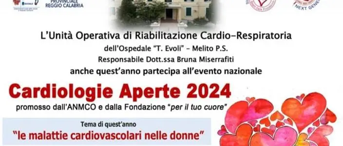 Melto Porto Salvo, al “Tiberio Evoli” Cardiologie aperte 2024