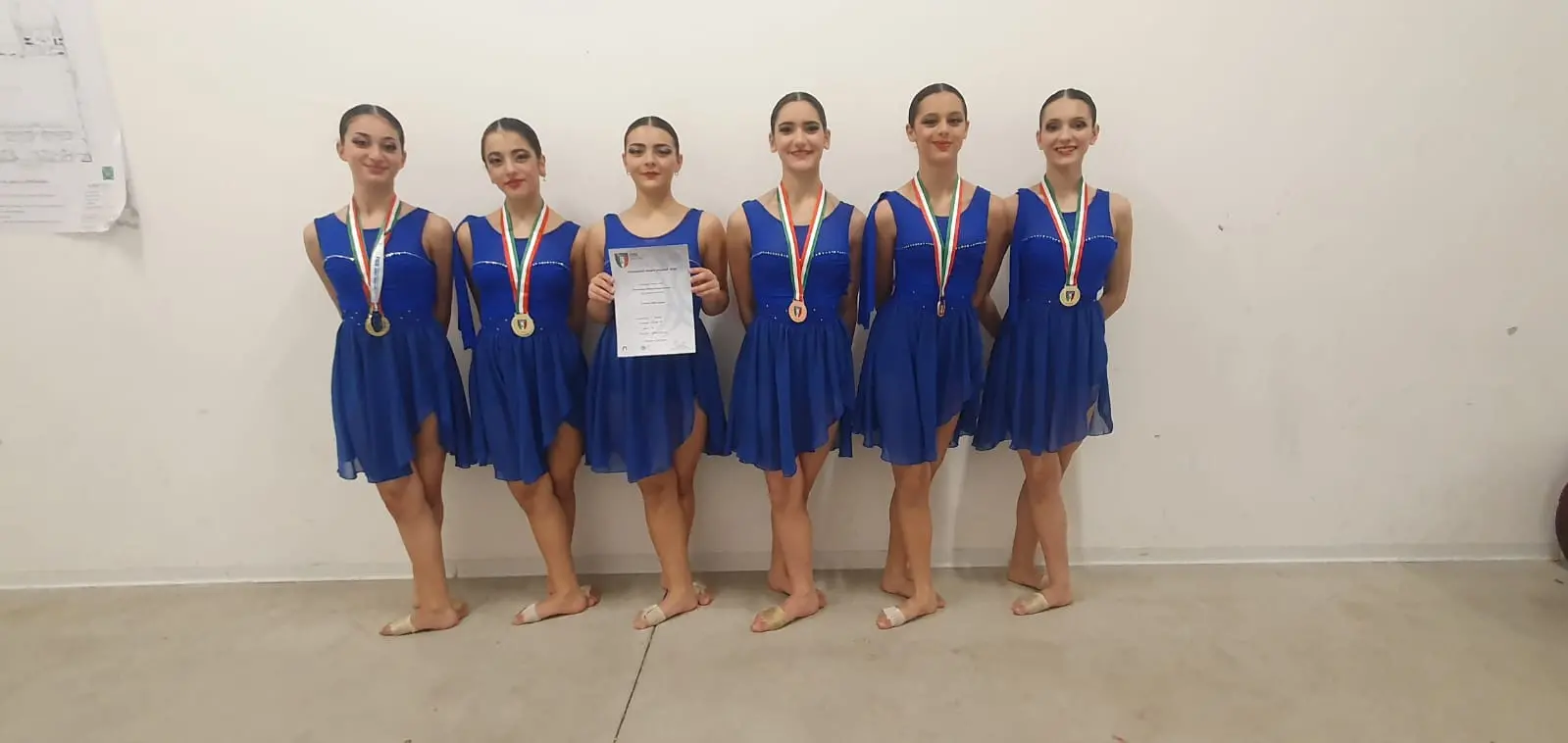 Reggio, le Atlete della Shed studio's by asd Copacabana vincono il campionato assoluto di danze accademiche