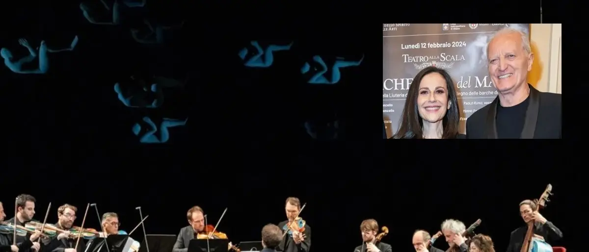 A Milano la prima dell'Orchestra del Mare, Santo Versace e Francesca De Stefano: «Emozionati di sostenere il progetto Metamorfosi»