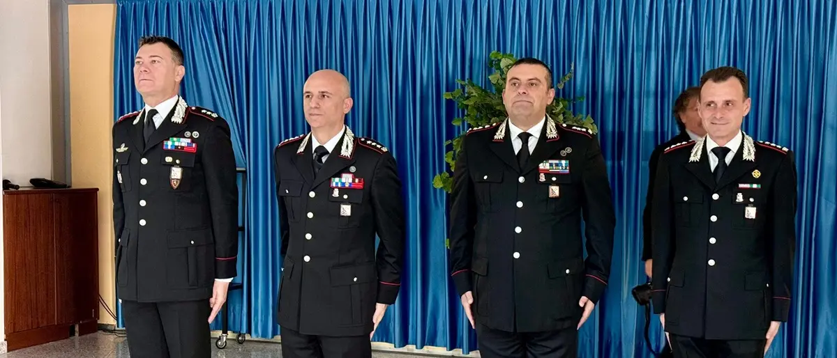 Il comandante a Locri Massimo Pesa e il comandante del Reparto Operativo di Reggio Antonio Merola promossi al grado di colonnello