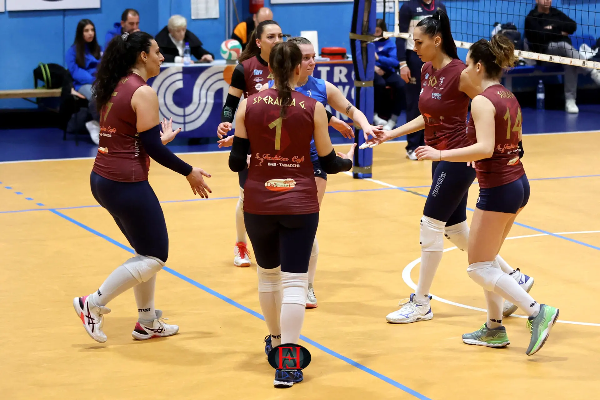 Volley Reghion, vittoria tinta di amaranto: con il Palermo finisce 3-1