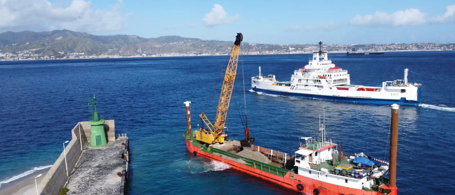 Porto di Villa San Giovanni, conclusi i lavori di rimodellazione dei fondali