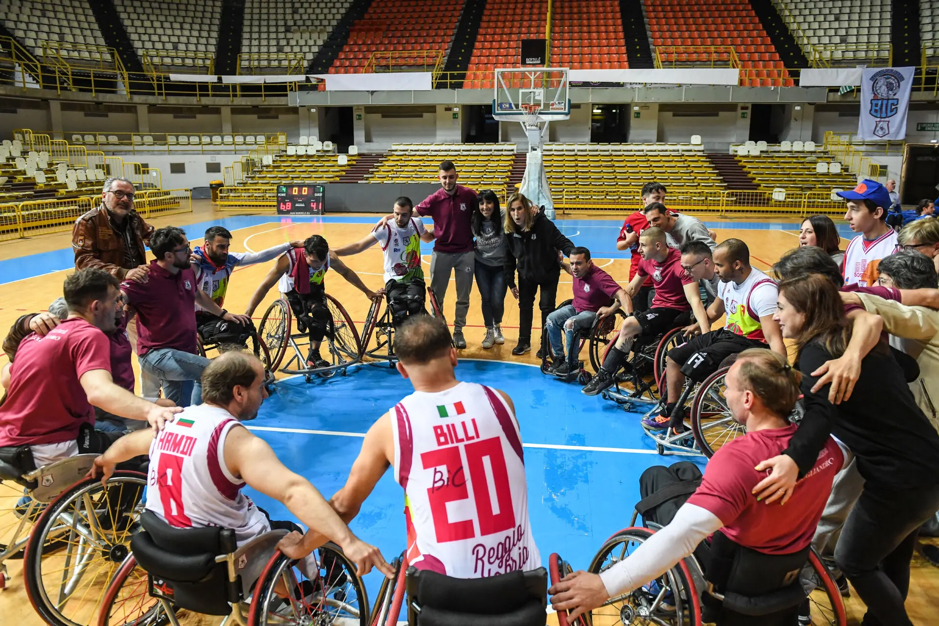 Reggio Bic vince contro la Pdm Treviso: la sfida termina 68 a 41