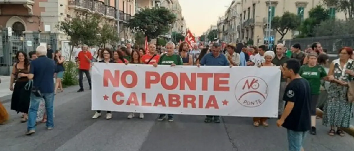 No Ponte Calabria il 9 agosto a Messina: «Basta opere inutili»
