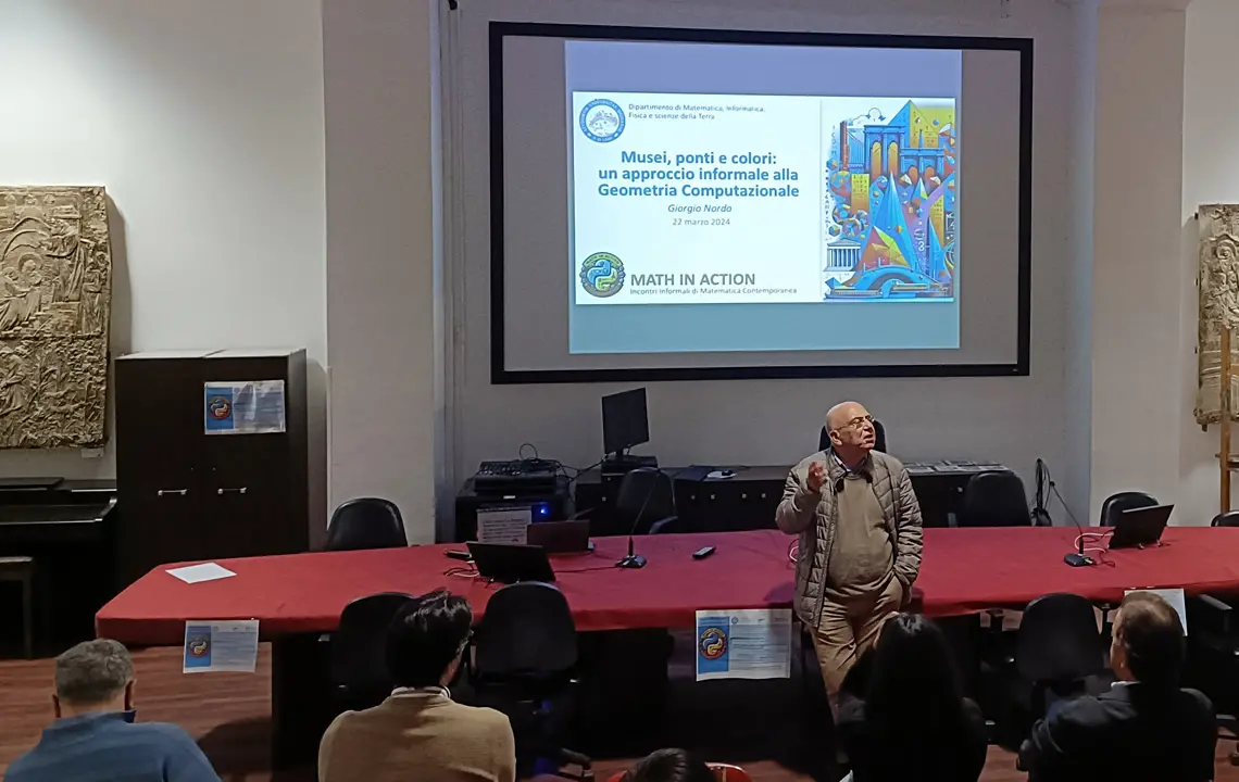 Interazione e partecipazione fanno da cornice al primo incontro della serie Math in Action