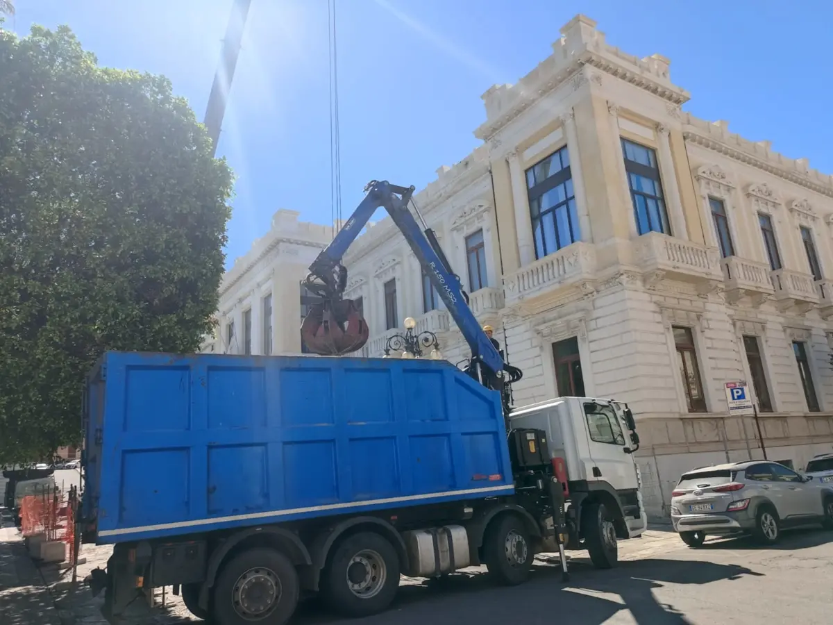 Reggio, in corso il restyling con efficientamento energetico di Palazzo Alvaro