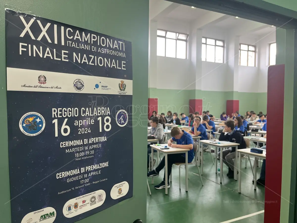 A Reggio 90 promesse della scienza impegnate nella finale dei campionati nazionali di Astronomia