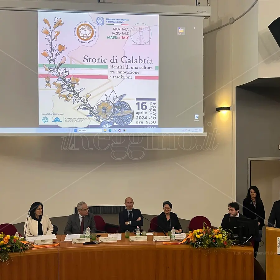 Reggio, la Mediterranea celebra la giornata nazionale del Made In Italy - VIDEO