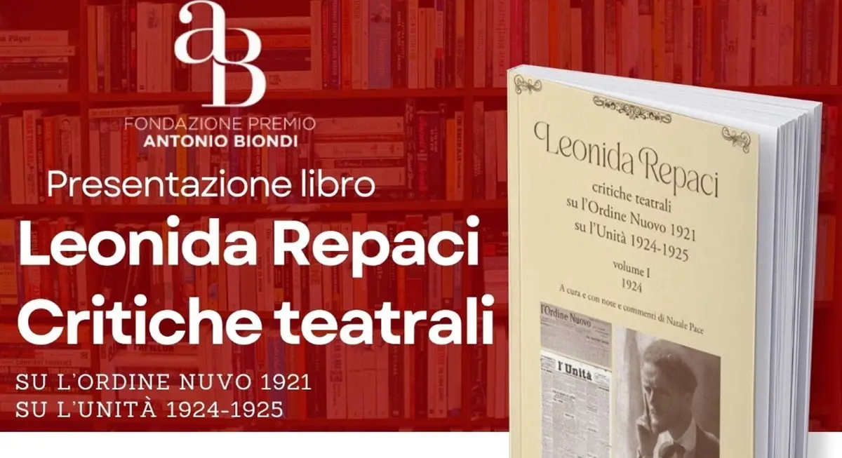 Da Palmi a Roma, oggi la presentazione delle critiche teatrali di Leonida Repaci nella Capitale