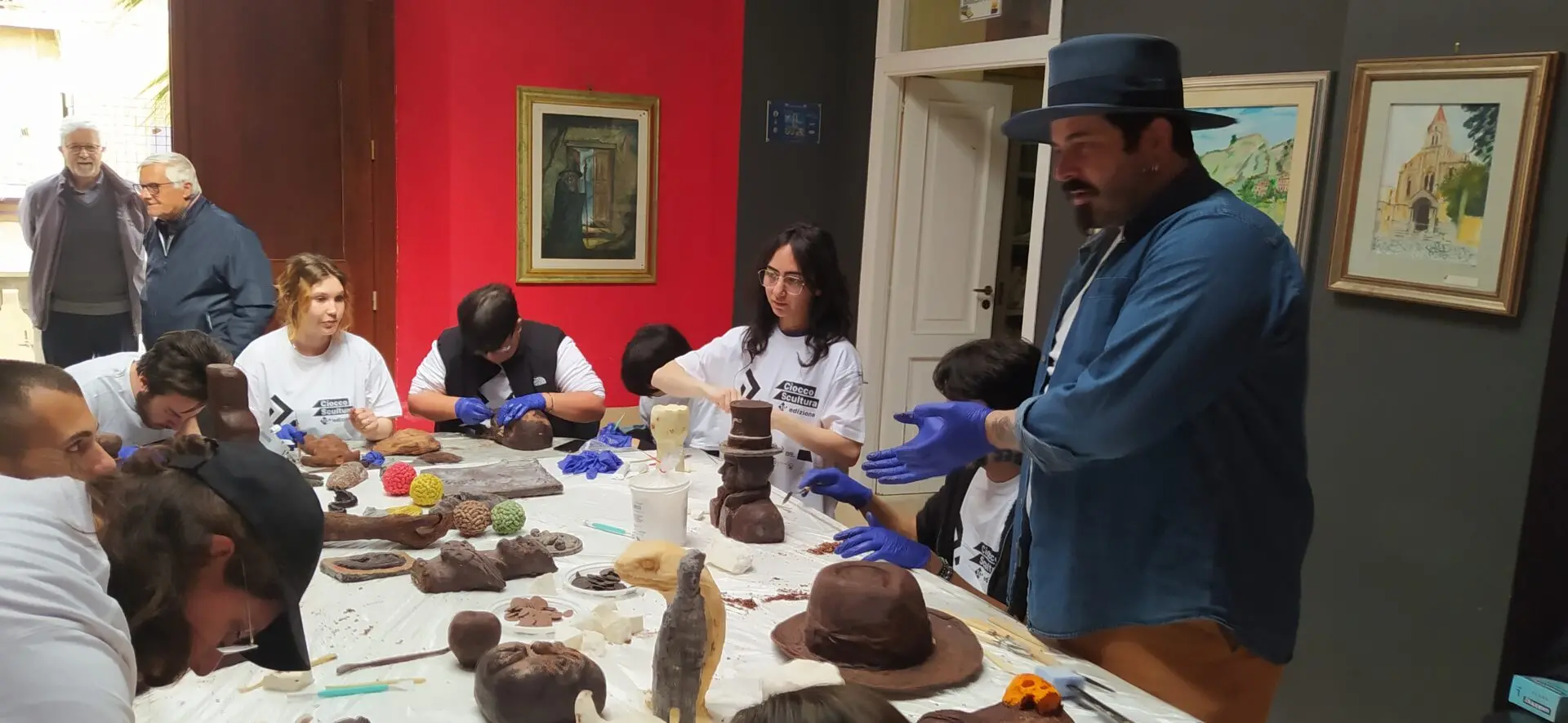 Reggio, conclusa la decima edizione del Workshop Ciocco-Scultura