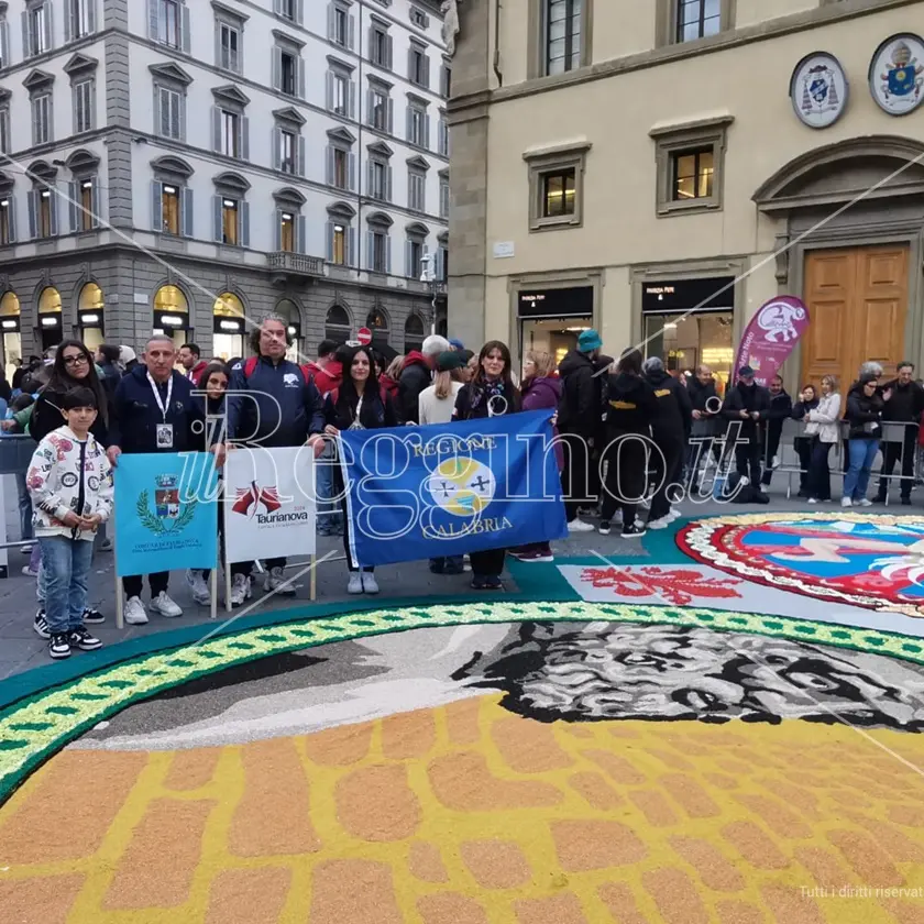 L’Infiorata di Taurianova protagonista del Festival di arti effimere Unesco di Firenze