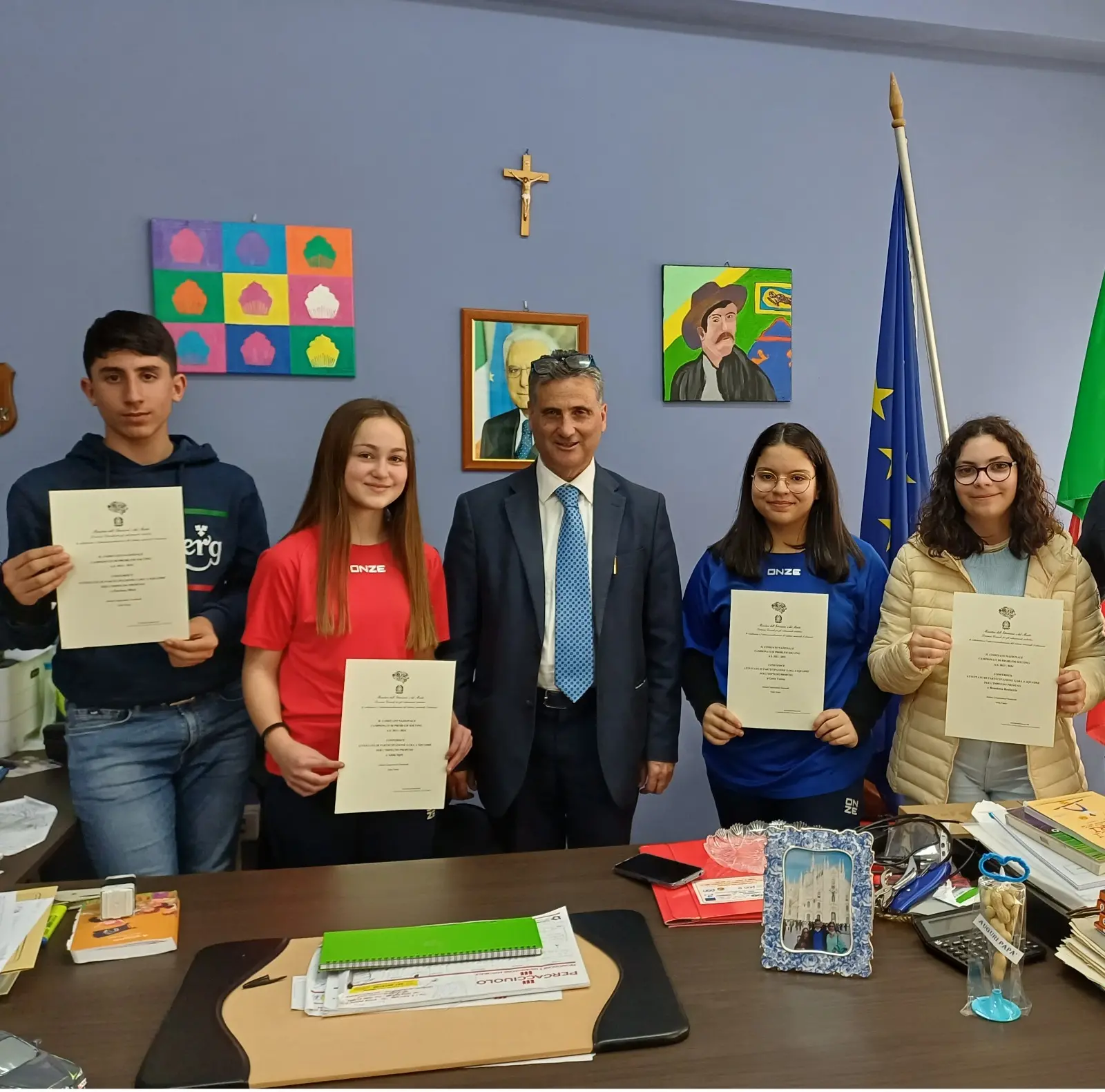 Il \"Pentimalli\" di Gioia Tauro brilla alle olimpiadi di Problem Solving