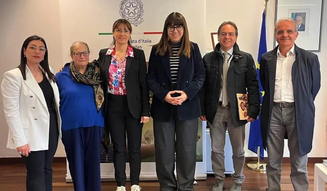Lo Zaleuco di Locri in visita all'Ambasciata italiana a Bruxelles