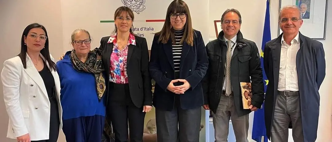 Lo Zaleuco di Locri in visita all'Ambasciata italiana a Bruxelles