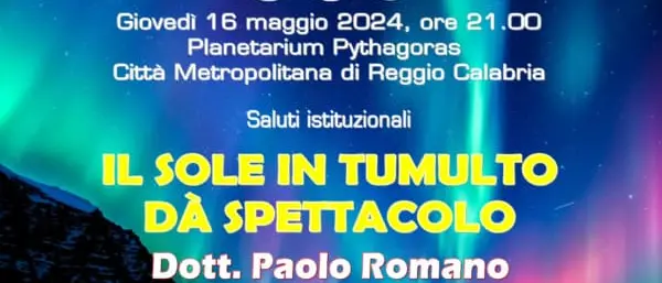 L'Astronomo Inaf Paolo Romano ospite al Planetarium Pythagoras della Città Metropolitana