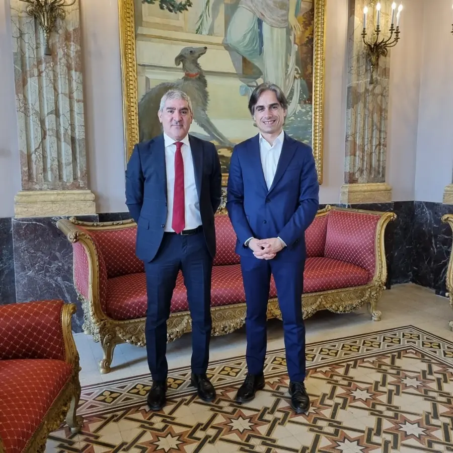 Reggio, il questore Bruno Megale lascia la città: a palazzo Alvaro il saluto del sindaco Giuseppe Falcomatà