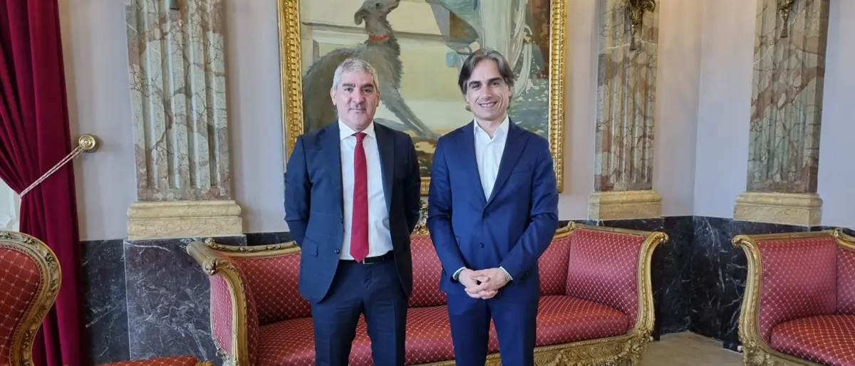 Reggio, il questore Bruno Megale lascia la città: a palazzo Alvaro il saluto del sindaco Giuseppe Falcomatà