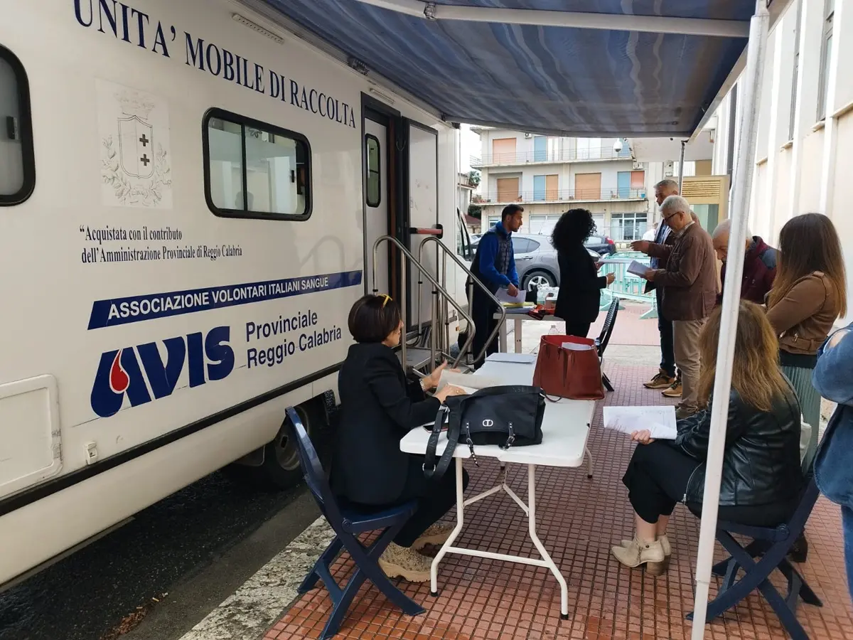 A Locri la raccolta straordinaria di sangue con l'Avis comunale