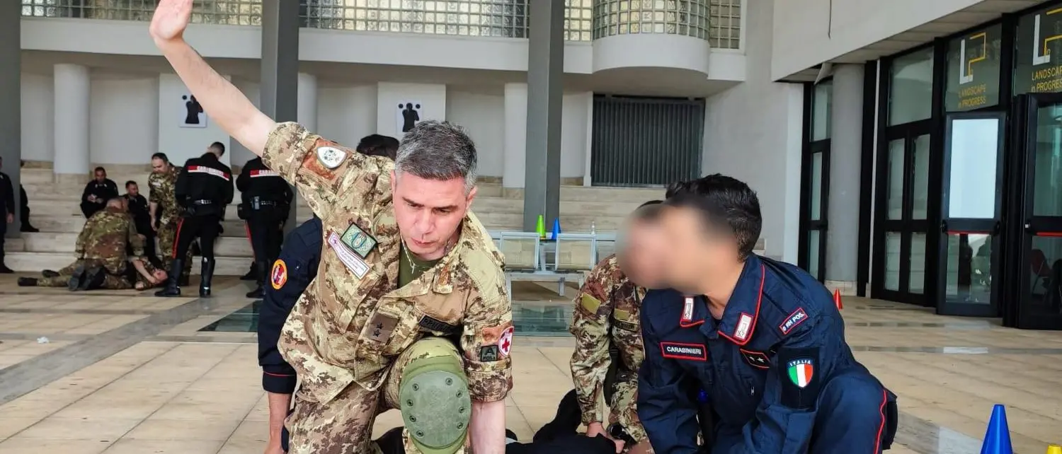 La \"medicina tattica\" in scena alla Mediterranea