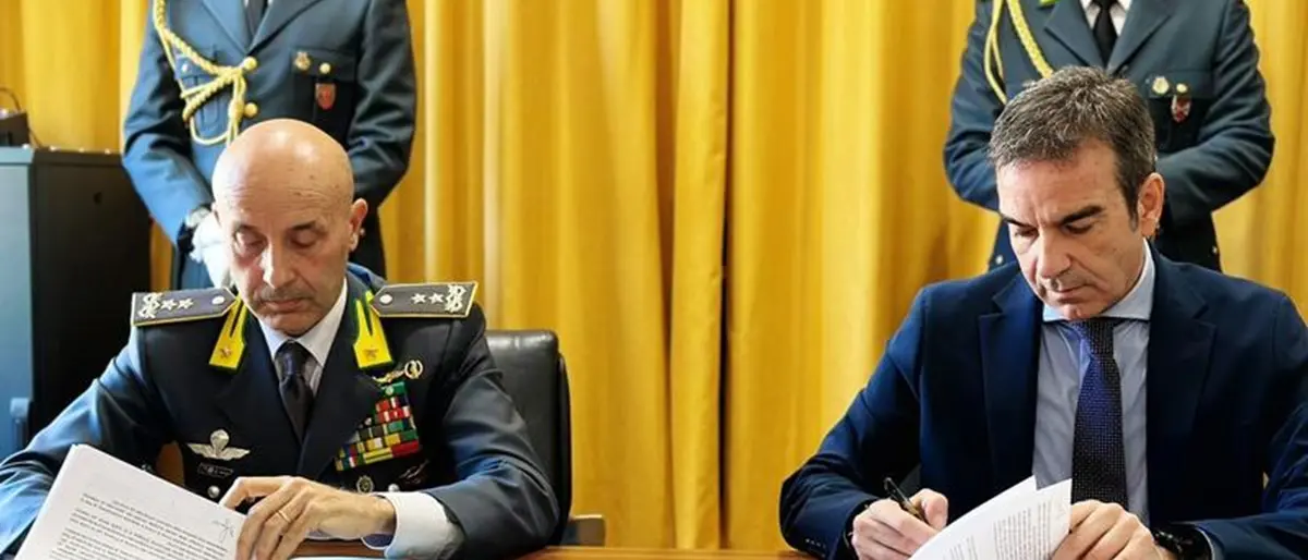 Regione, rinnovato il protocollo d'intesa con la Guardia di Finanza