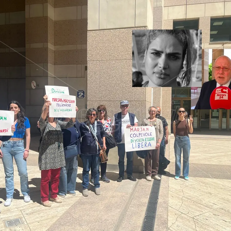 Reggio, presidio di solidarietà per Marjan: «Non si può criminalizzare chi avrebbe diritto a essere tutelato» - VIDEO