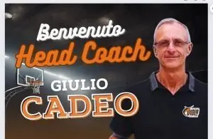 Viola Basket, Giulio Cadeo nuovo allenatore dei neroarancio