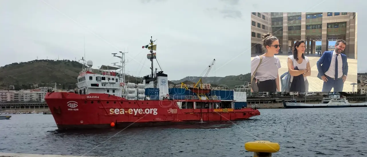 Reggio, violazione decreto Piantedosi Sea Eye 4: i legali chiedono una sentenza di merito