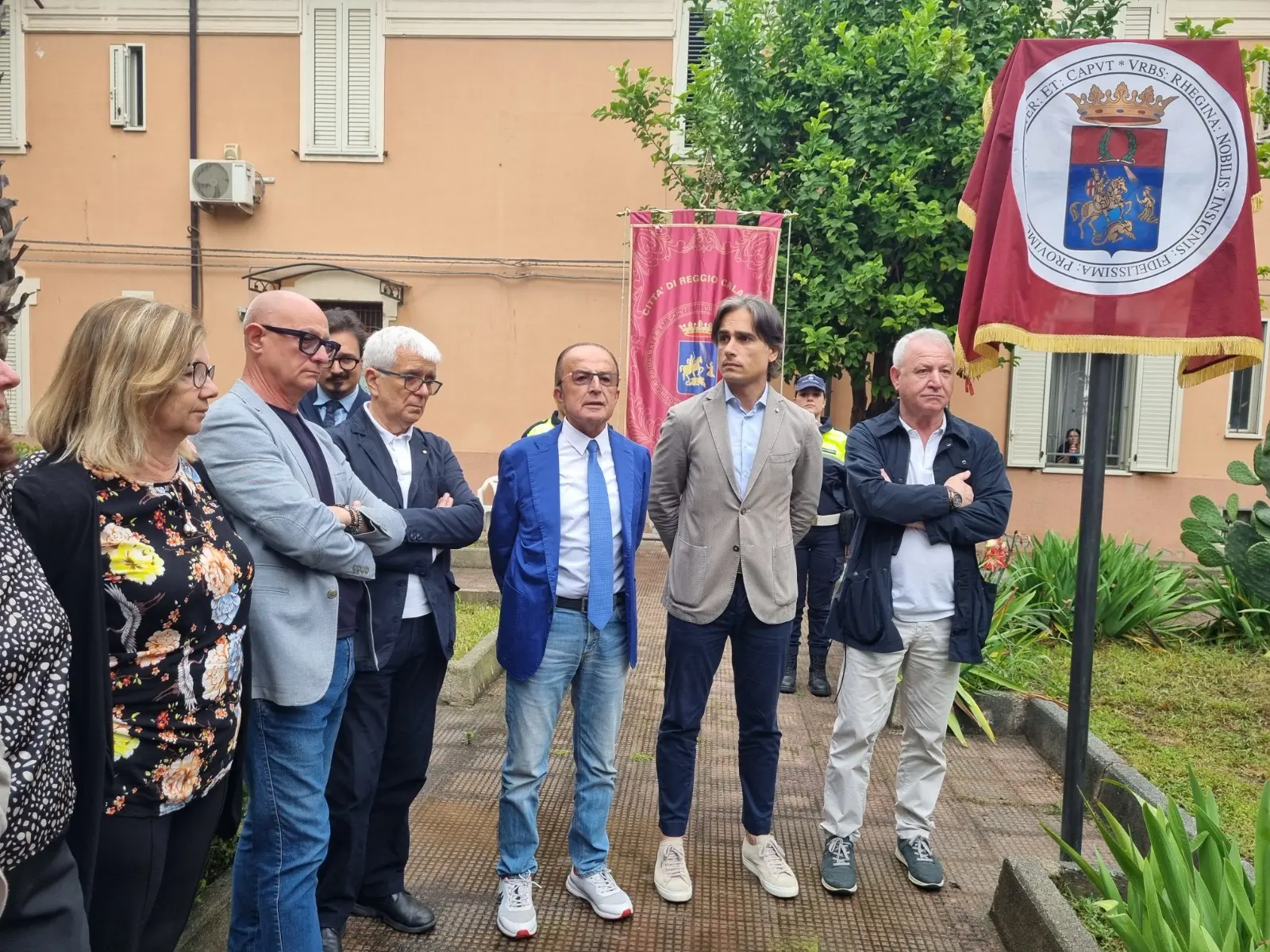 La piazzetta del viale Galilei intitolata dall'Amministrazione al reggino Umberto Babuscia