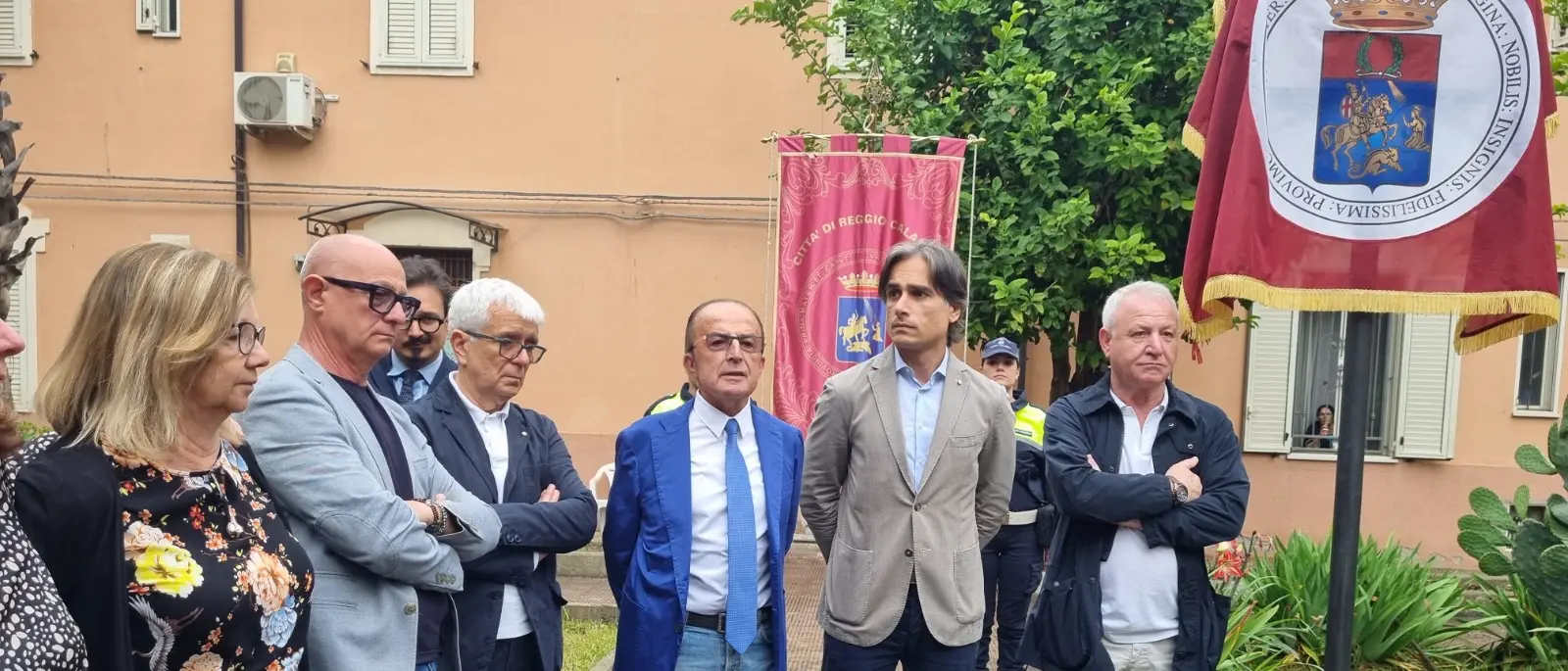 La piazzetta del viale Galilei intitolata dall'Amministrazione al reggino Umberto Babuscia