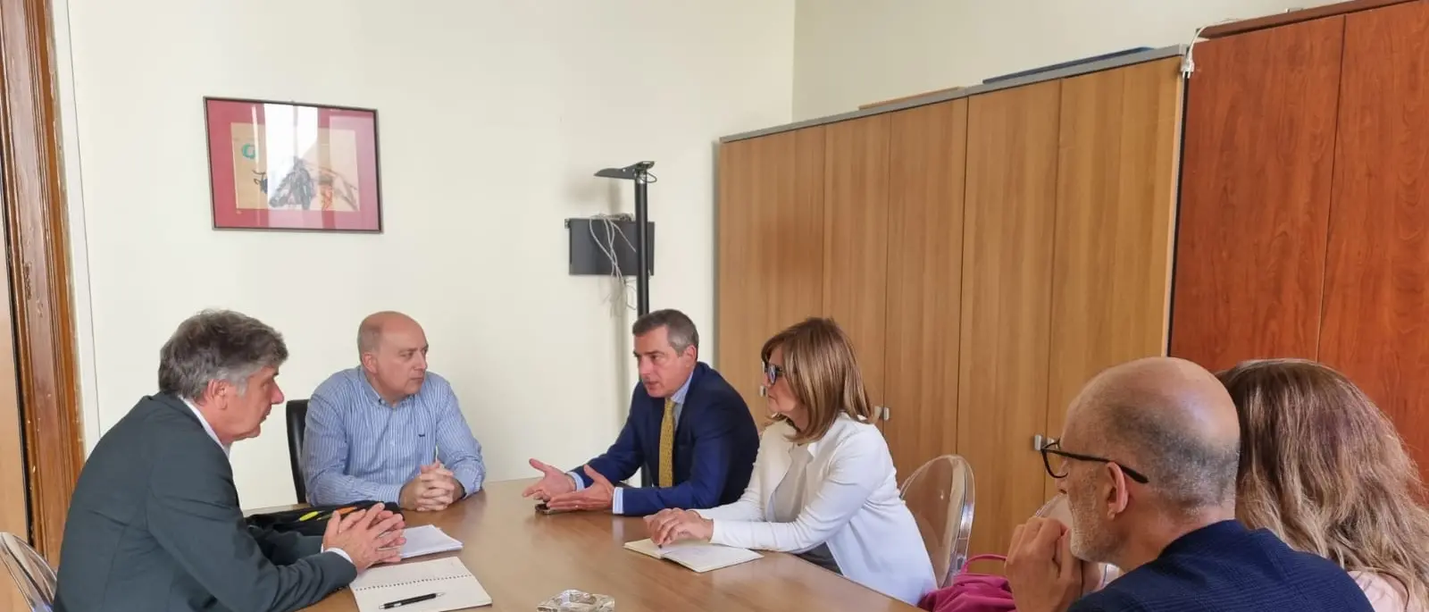 A palazzo San Giorgio l’Amministrazione discute di mobilità sostenibile con i rappresentanti di Confindustria